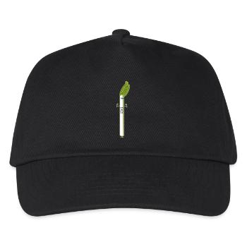lustiger Lauch - Kinder Basecap - Schwarz - Vorne