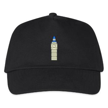 big ben design - Kinder Basecap - Schwarz - Vorne