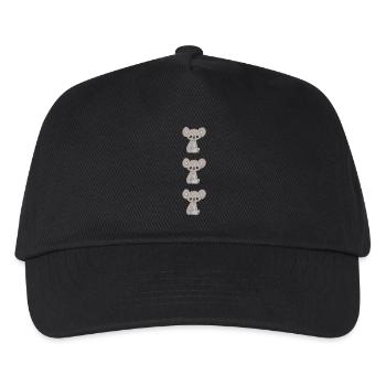 Koala triple - Kids’ Baseball Cap - black - Front