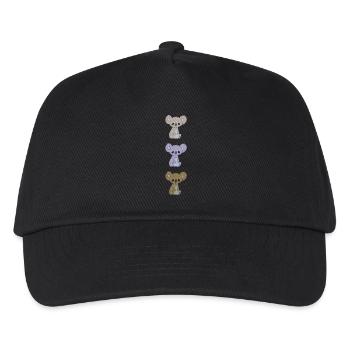 Koala triple - Kids’ Baseball Cap - black - Front