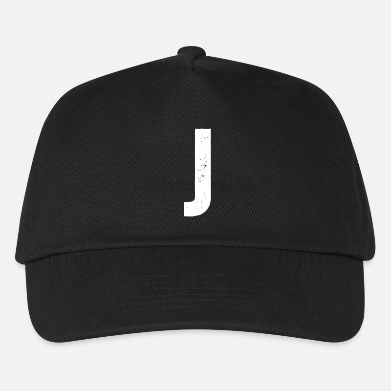 J - Kinder Basecap - Schwarz