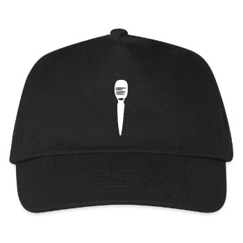 Microphone Singer Gift Singer - Kids’ Baseball Cap - black - Front