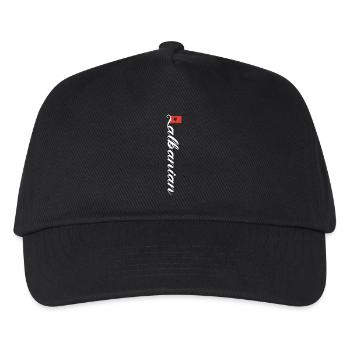 Albanien - Kinder Basecap - Schwarz - Vorne
