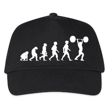 Evolution Weightlifting Weightlifting Bodybuilding - Kids’ Baseball Cap - black - Front