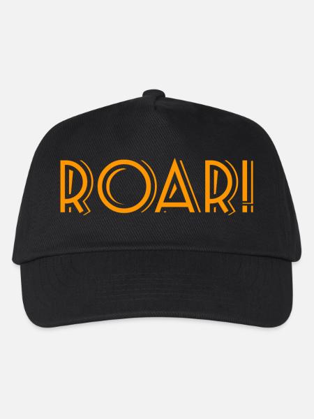 ROAR ! - Kinder Basecap - Schwarz
