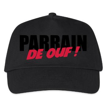 Parrain de ouf ! - Casquette de baseball Enfant - noir - Devant