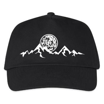 climbing mountains huegel mountaineering climbers plan - Kids’ Baseball Cap - black - Front