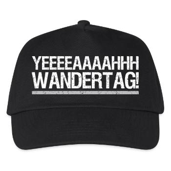 Couple - yeah Wandertag - Kinder Basecap - Schwarz - Vorne