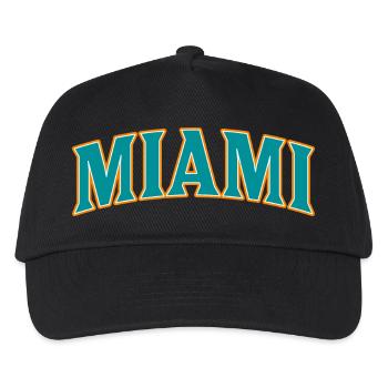 Miami - Kinder Basecap - Schwarz - Vorne