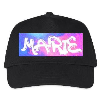 Marie Graffiti Neon Splash - Kinder Basecap - Schwarz - Vorne