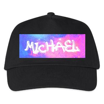 Michael Name cadeau idée de cadeau galaxie - Casquette de baseball Enfant - noir - Devant