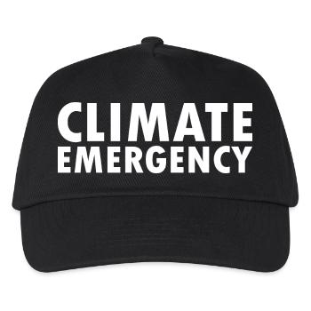 Climate emergency - Kids’ Baseball Cap - black - Front