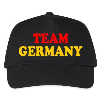 Deutschland - Kinder Basecap - Schwarz - Vorne