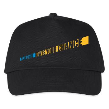 single now your chance - Kids’ Baseball Cap - black - Front