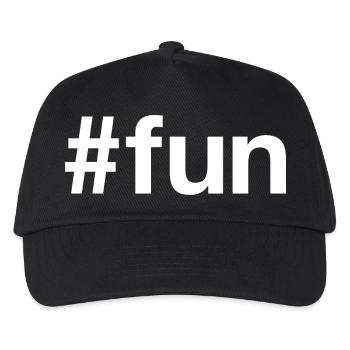 FUN Spass Hashtag - Casquette de baseball Enfant - noir - Devant