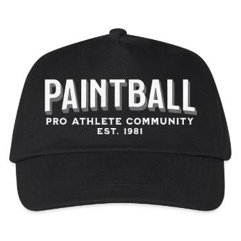 Paintbaall pro athlee community, sauber - Kinder Basecap - Schwarz - Vorne