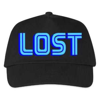LOST | Colors can be changed - Kids’ Baseball Cap - black - Front