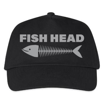 FISH HEAD - Kinder Basecap - Schwarz - Vorne