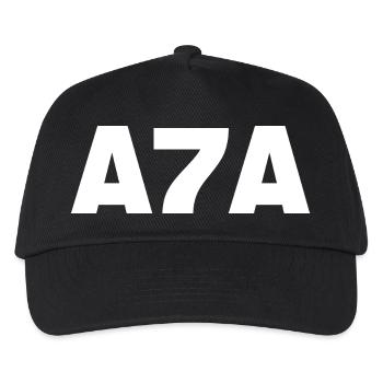 A7A Ägyptischer Slang für Ablehnung - Kinder Basecap - Schwarz - Vorne