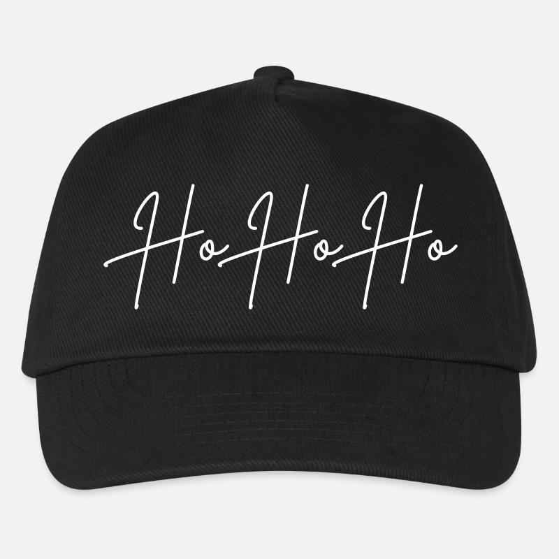 Ho Ho Ho - Kinder Basecap - Schwarz