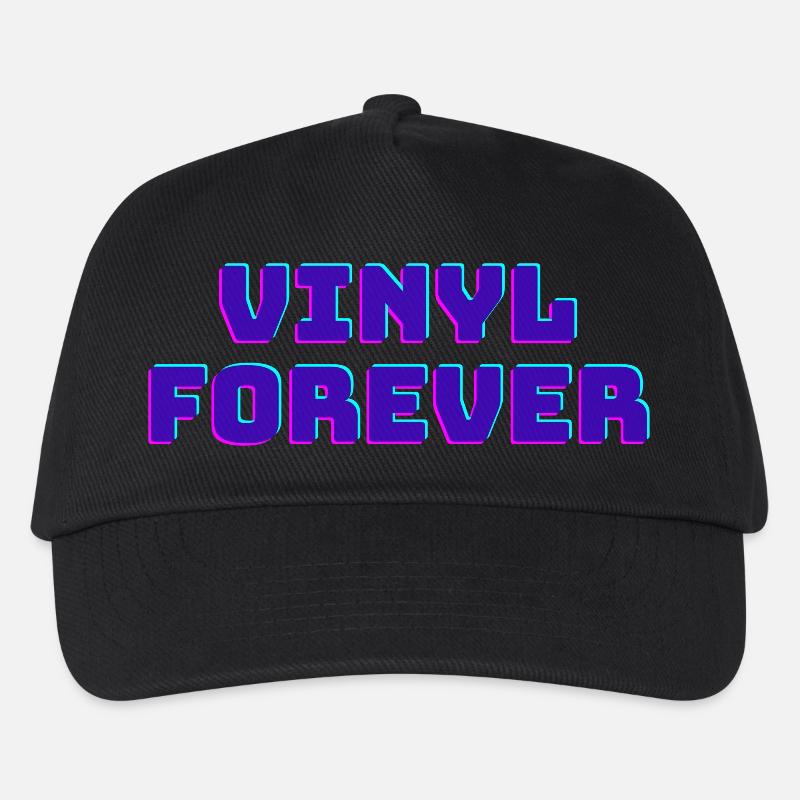 Vinyl Forever - Kinder Basecap - Schwarz