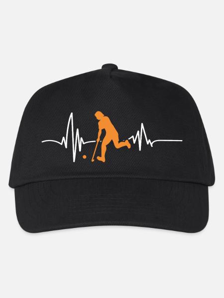 Feldhockey - Kinder Basecap - Schwarz