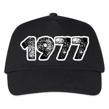 Year 1977 - Kids’ Baseball Cap - black - Front