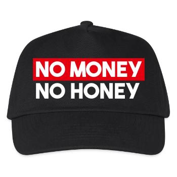 No Money No Honey - Kinder Basecap - Schwarz - Vorne