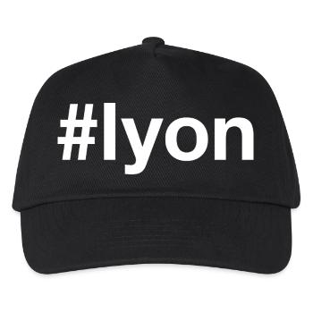 LYON Hashtag - Casquette de baseball Enfant - noir - Devant