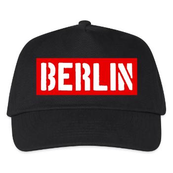 Berlin - Capital - Germany - Berlin Bear - Kids’ Baseball Cap - black - Front