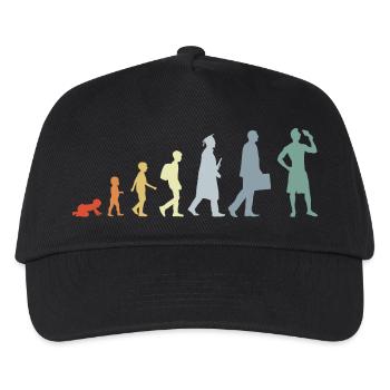 Evolution Cream Lovers - Kids’ Baseball Cap - black - Front