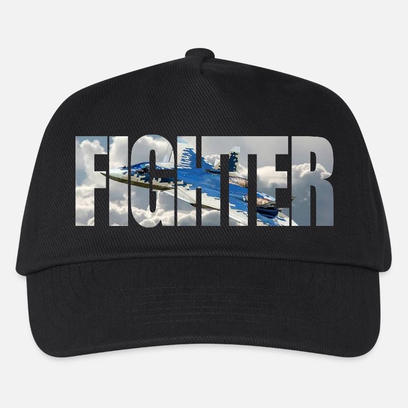 Chasseur Su-57 - Casquette de baseball Enfant - noir