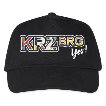 Kreuzberg - die gechillte Ecke in Berlin! - Kinder Basecap - Schwarz - Vorne