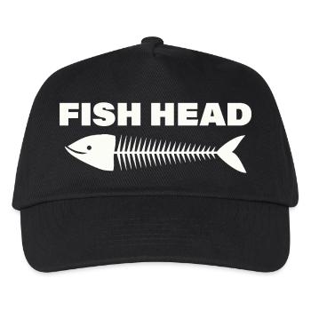 FISH HEAD - Kinder Basecap - Schwarz - Vorne