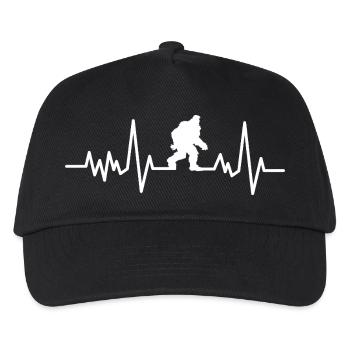 Bigfoot Sasquatch Hide And Seek Sayings - Kids’ Baseball Cap - black - Front