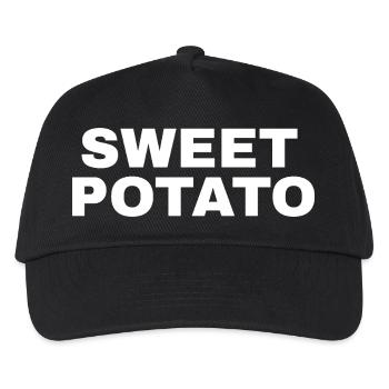 Sweet Potato Grouchy - Kinder Basecap - Schwarz - Vorne