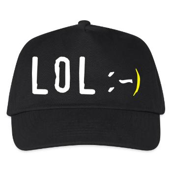 LOL - Kinder Basecap - Schwarz - Vorne