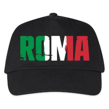 Roma Italia Vintage Rom - Kinder Basecap - Schwarz - Vorne