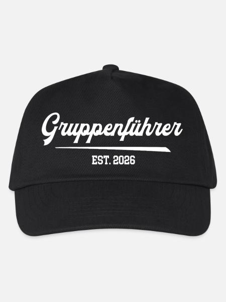 Gruppenführer Gruppenleiter Teamleitung 2025 - Kinder Basecap - Schwarz