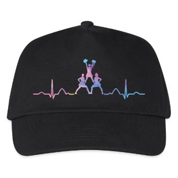 Cheerleader Cheer Mom Cheerleading - Kids’ Baseball Cap - black - Front