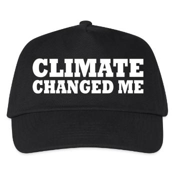 Climate changed me - Kids’ Baseball Cap - black - Front