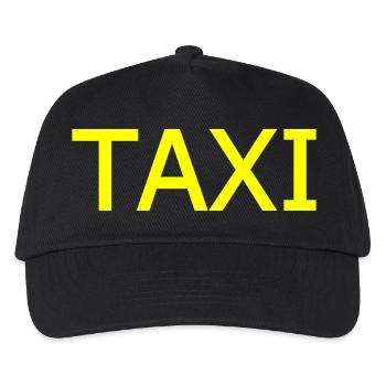 Taxi - Kinder Basecap - Schwarz - Vorne
