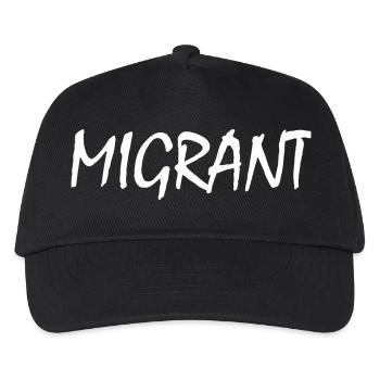Migrant - Kids’ Baseball Cap - black - Front