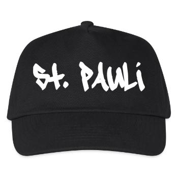 Sankt Pauli Hamburg St. Pauli - Kinder Basecap - Schwarz - Vorne