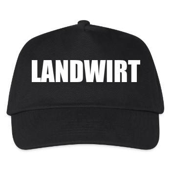 Landwirt - Kinder Basecap - Schwarz - Vorne