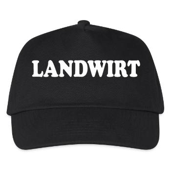 Landwirt - Kinder Basecap - Schwarz - Vorne