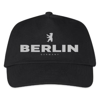 Berlin - Kinder Basecap - Schwarz - Vorne