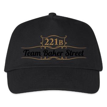 Team Baker Street - Kinder Basecap - Schwarz - Vorne