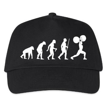 Weightlifting - Kinder Basecap - Schwarz - Vorne