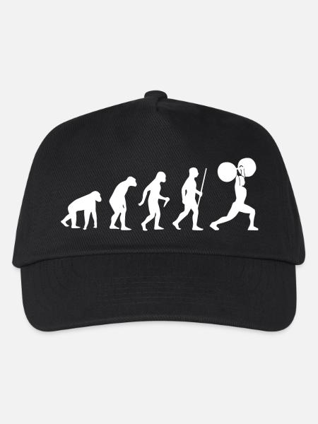 Weightlifting - Kinder Basecap - Schwarz